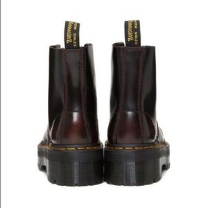 Sinclair doc martens boots cherry red / maroon